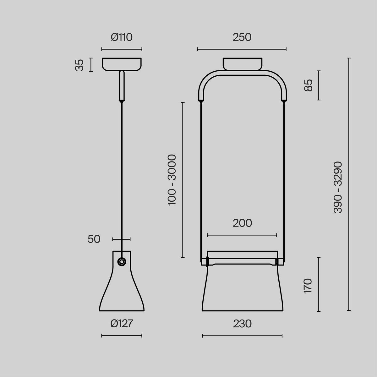 Pendelleuchte Mod170pl-L8bs3k - Messingfarben, Design, Metall (25/329/12,7cm) - MAYTONI