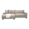 Ecksofa Pedro Creme - Creme, MODERN, Textil (180/83/265cm) - Based