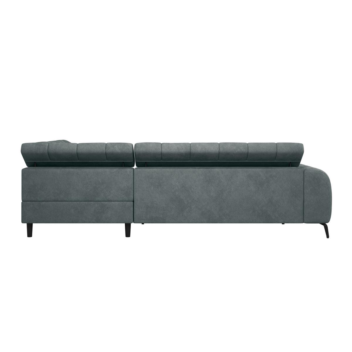 Coltar VOLF - gri lavă/negru, Trend, plastic/textil (261/203cm) - Modern Living