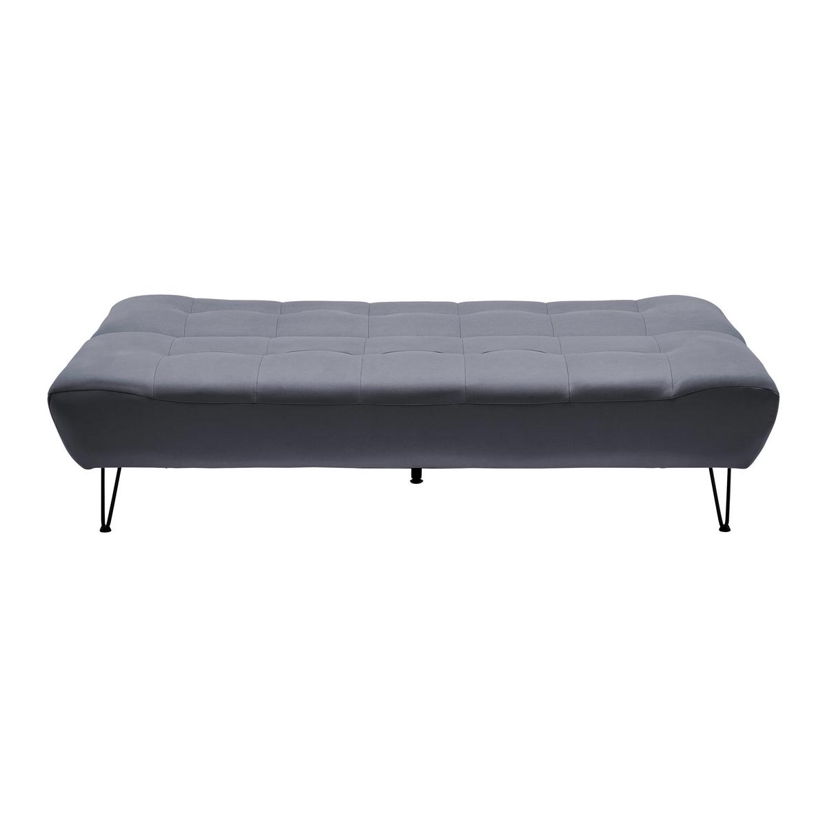 Canapea extensibila GELI - gri închis, Modern, lemn/metal (192/88/97cm) - Bessagi Home