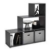 Regal Cassa 1 Anthrazit - Anthrazit, Konventionell, Holzwerkstoff (112/113/35cm) - Mömax
