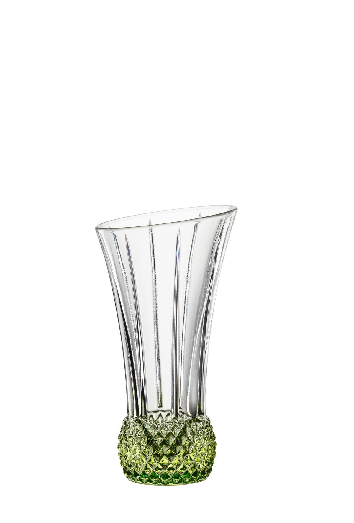 Vase Spring aus Kristallglas, 2-teilig - Klar, MODERN, Glas (7,2/7,2/13,6cm) - Nachtmann