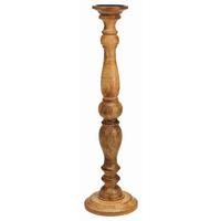 ŚWIECZNIK 10039906 - kolor naturalny, Basics, drewno (16,5/60,0/16,5cm)