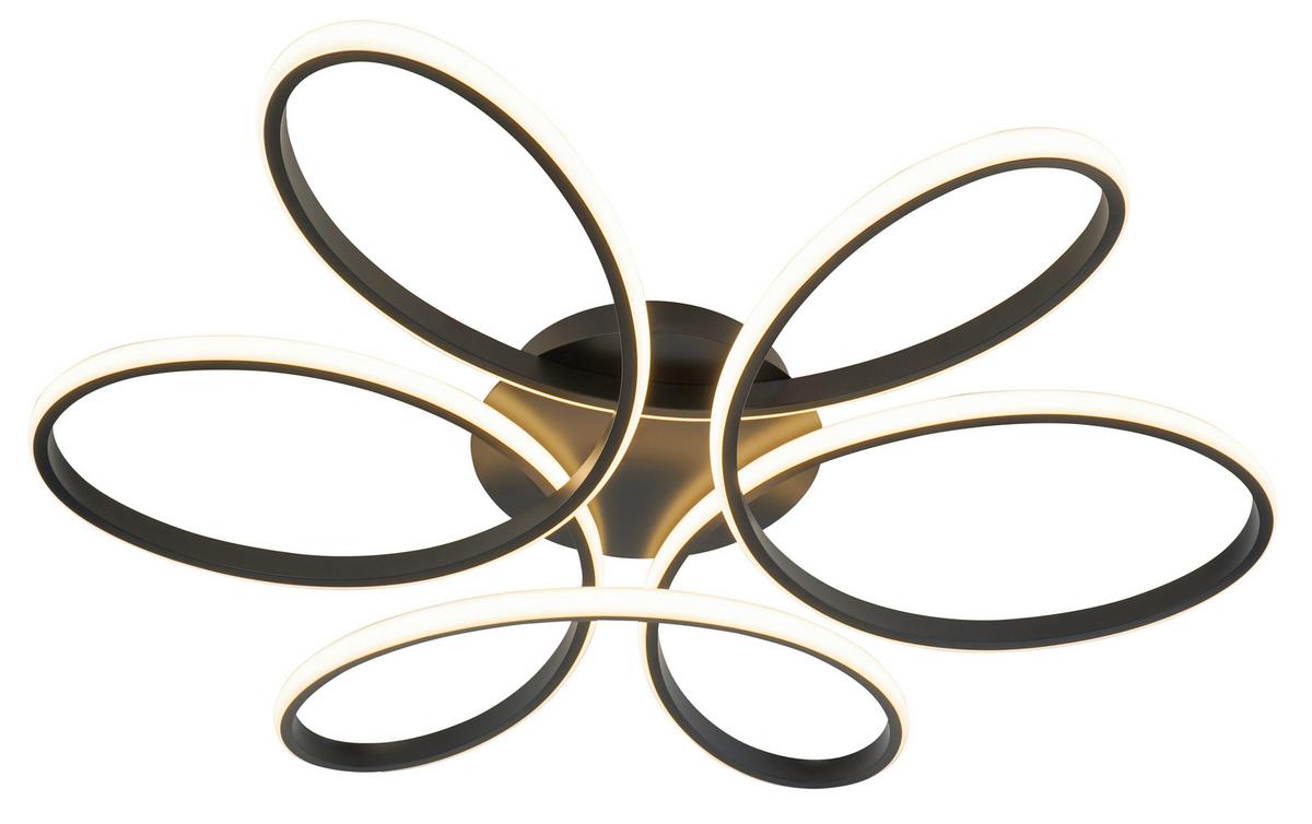 LAMPA SUFITOWA LED MATAR *SBN* - czarny, Design, tworzywo sztuczne/metal (70/10cm) - Novel