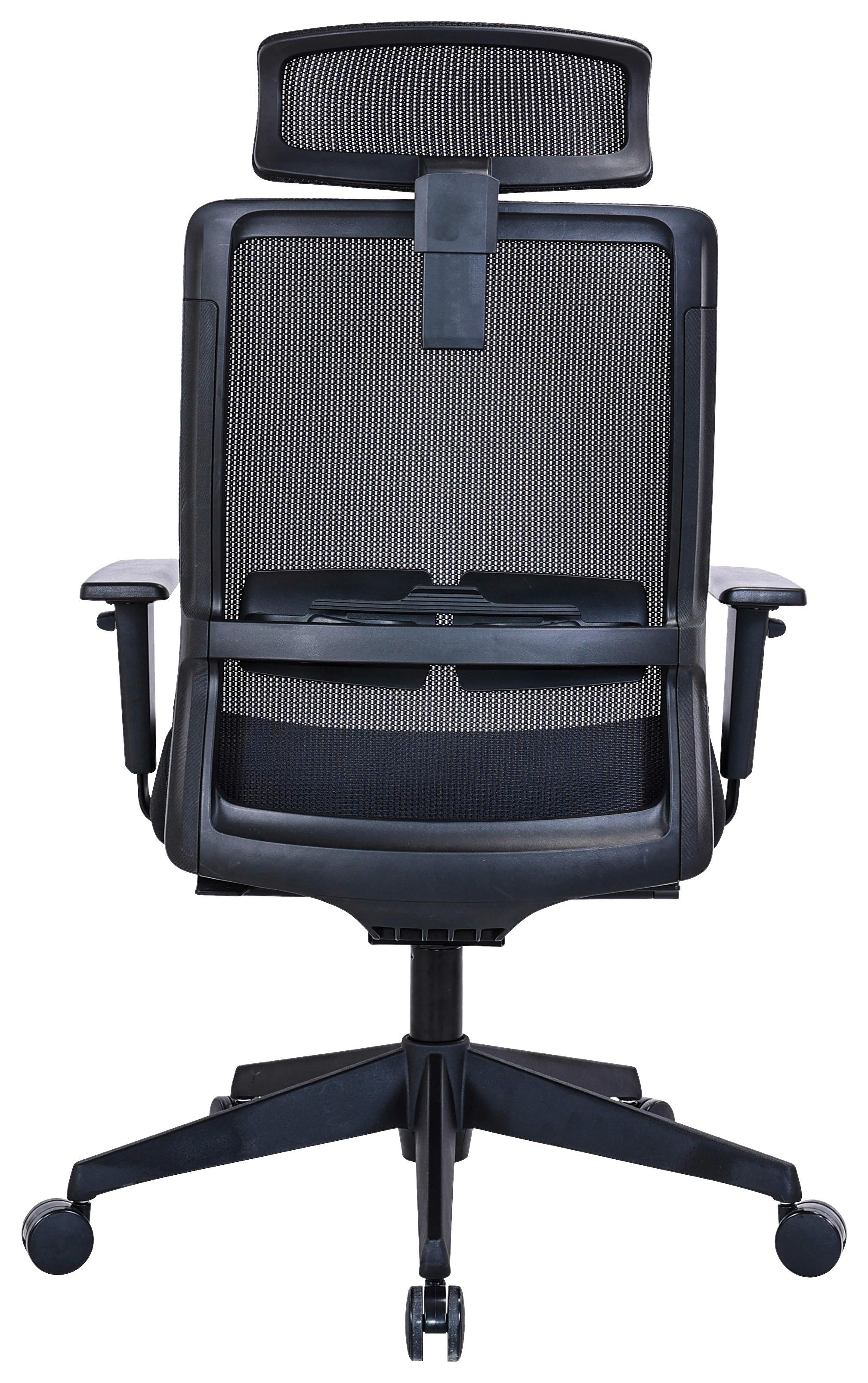 SNURRSTOL RICARDA - svart, Modern, metall/textil (65/119-129/66cm) - Mömax