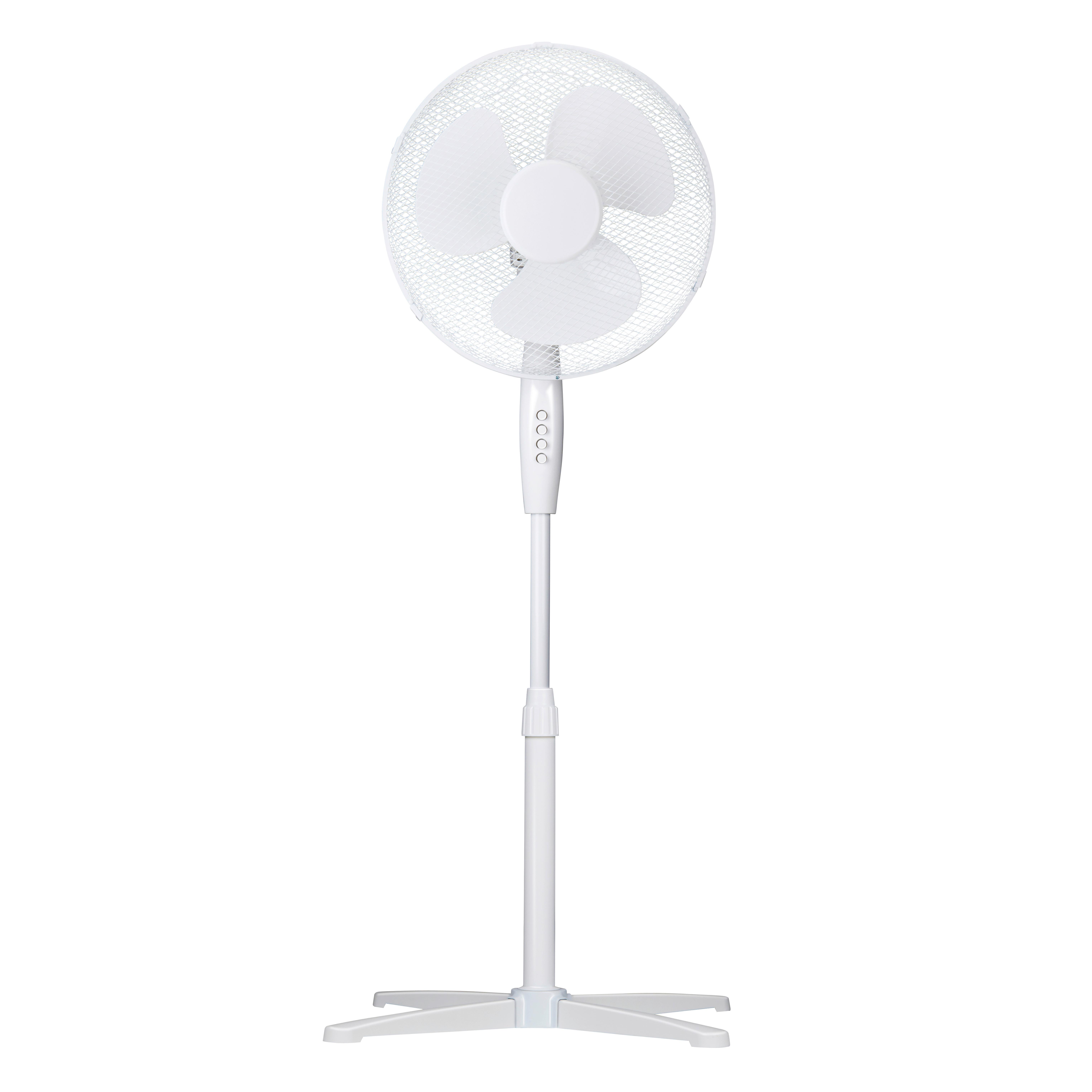 Standventilator Lifetime Air Weiß max. 45 Watt - Weiß, Metall (52/12.7/41.5cm)
