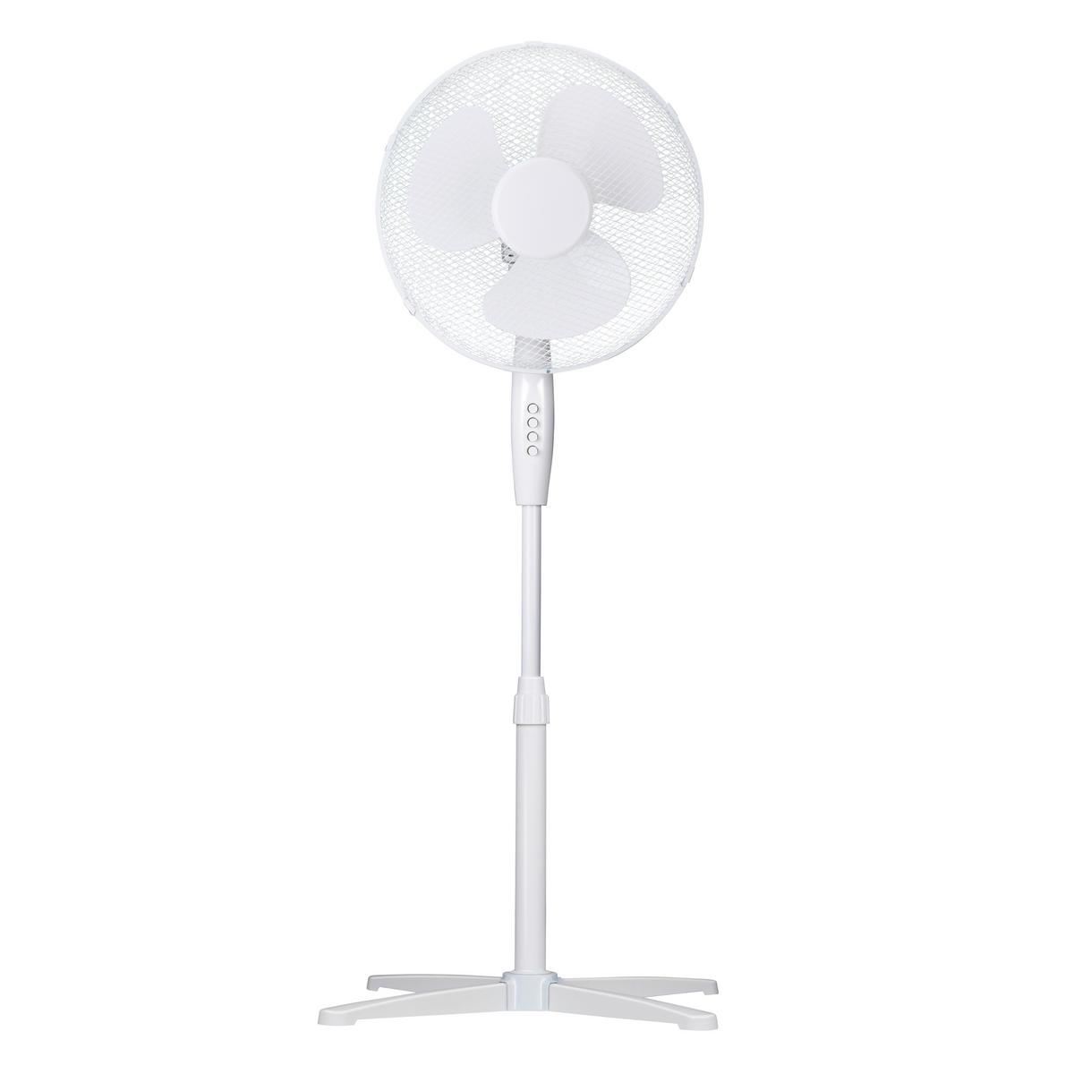 Standventilator Lifetime Air Weiß max. 45 Watt - Weiß, Metall (52/12.7/41.5cm)