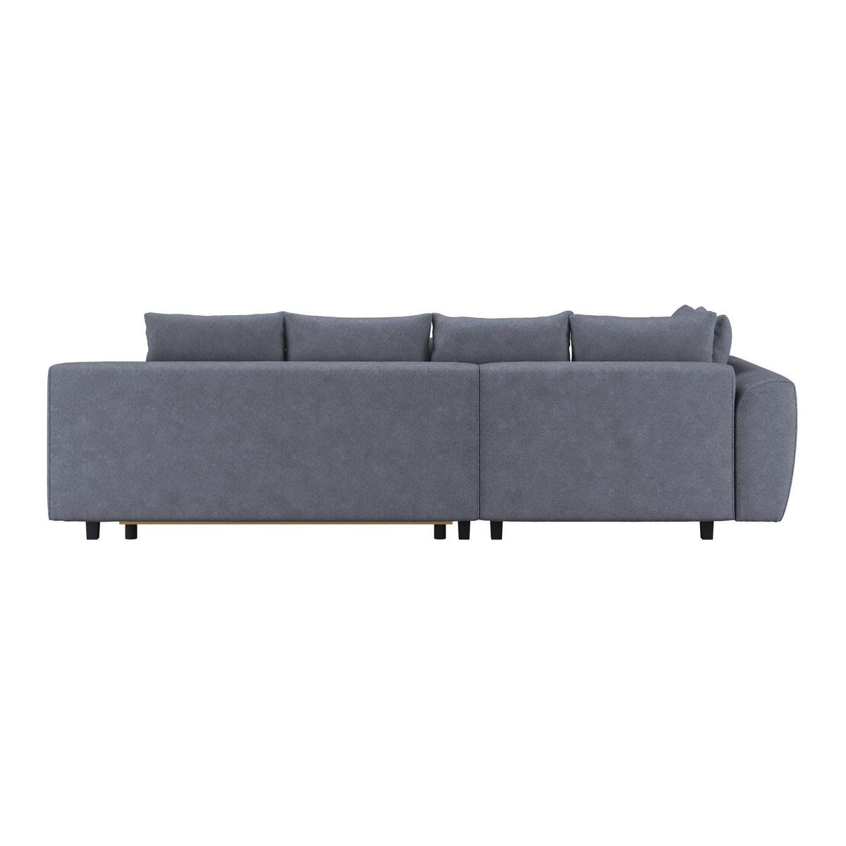 Kutna Garnitura Mendoza - crna/antracit, Design, tekstil/drvo (197/309cm) - Modern Living