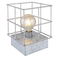 Namizna Svetilka 15530zt - barve cinka, Design, kovina (20/20/26,5cm) - Globo
