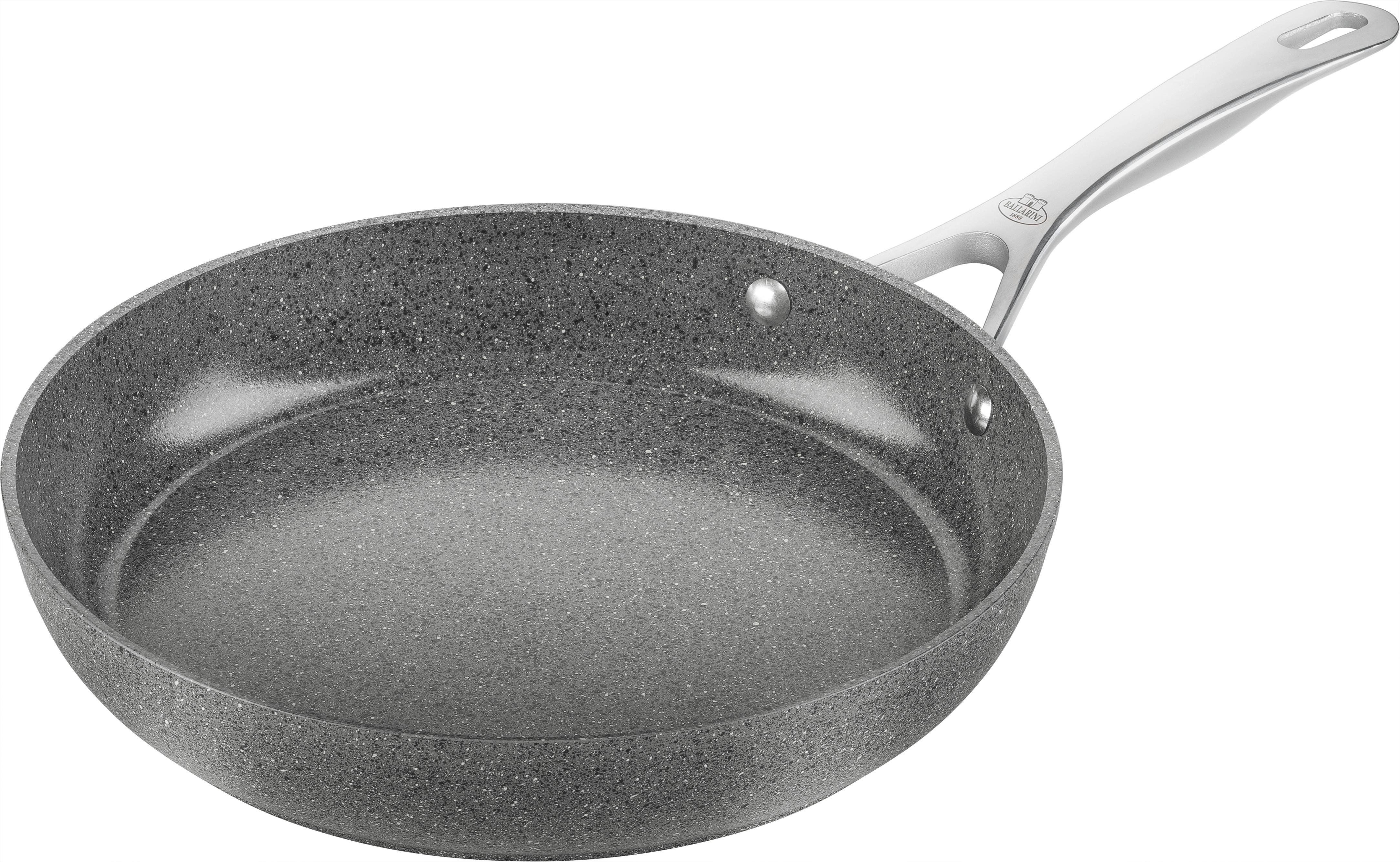 PATELNIA DO SMAŻENIA 1030840 - kolor aluminiowy, Basics, metal (28cm) - Ballarini