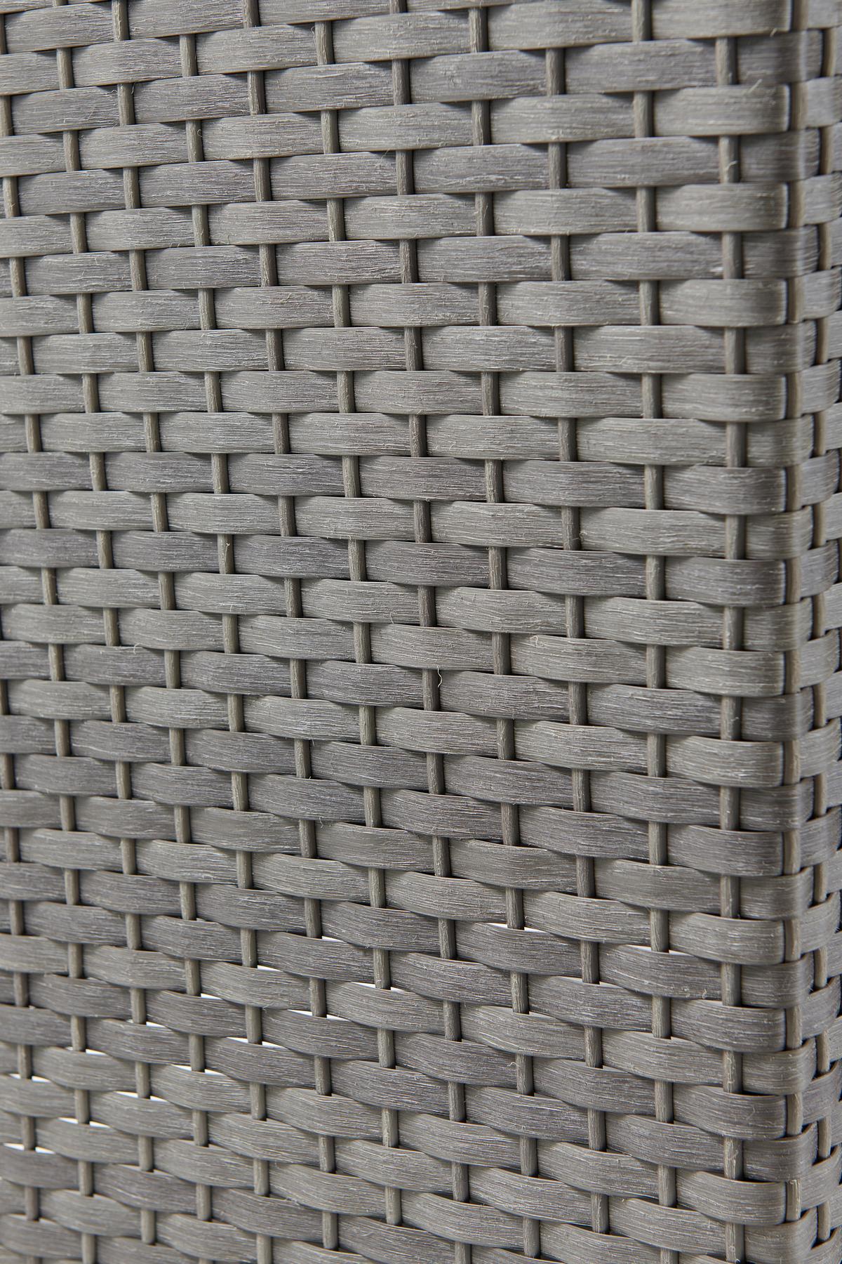 Lounge Garnitura Lisabon, Siva, Rjava, 4-Delni Set - siva/rjava, Moderno, kovina/umetna masa - Modern Living