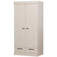 Drehtürenschrank Connect Grau - Grau, Basics, Holz (94/195/53cm) - MID.YOU