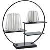 FRISTÅENDE HYLLA ILONA - svart/antracit, Basics, keramik (43/44/11cm) - Modern Living