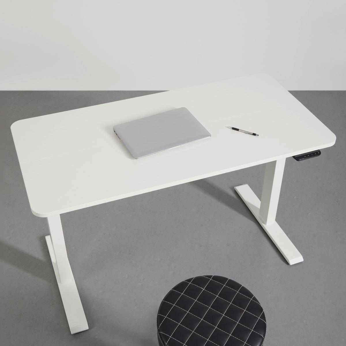 Steharbeitsplatz in Weiss - Weiss, Modern, Holzwerkstoff/Kunststoff (120/71-119/60cm) - Mömax organic living