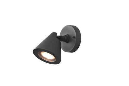 Außenwandleuchte Kaveri Anthrazit max. 5 Watt - Anthrazit, Basics, Metall (14,0/10,0/16,0cm) - Trio Leuchten