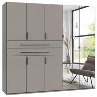 Ormar S Klasičnim Vratima Lumio - sivo-bež, Konvencionalno (225/208/65cm) - Modern Living