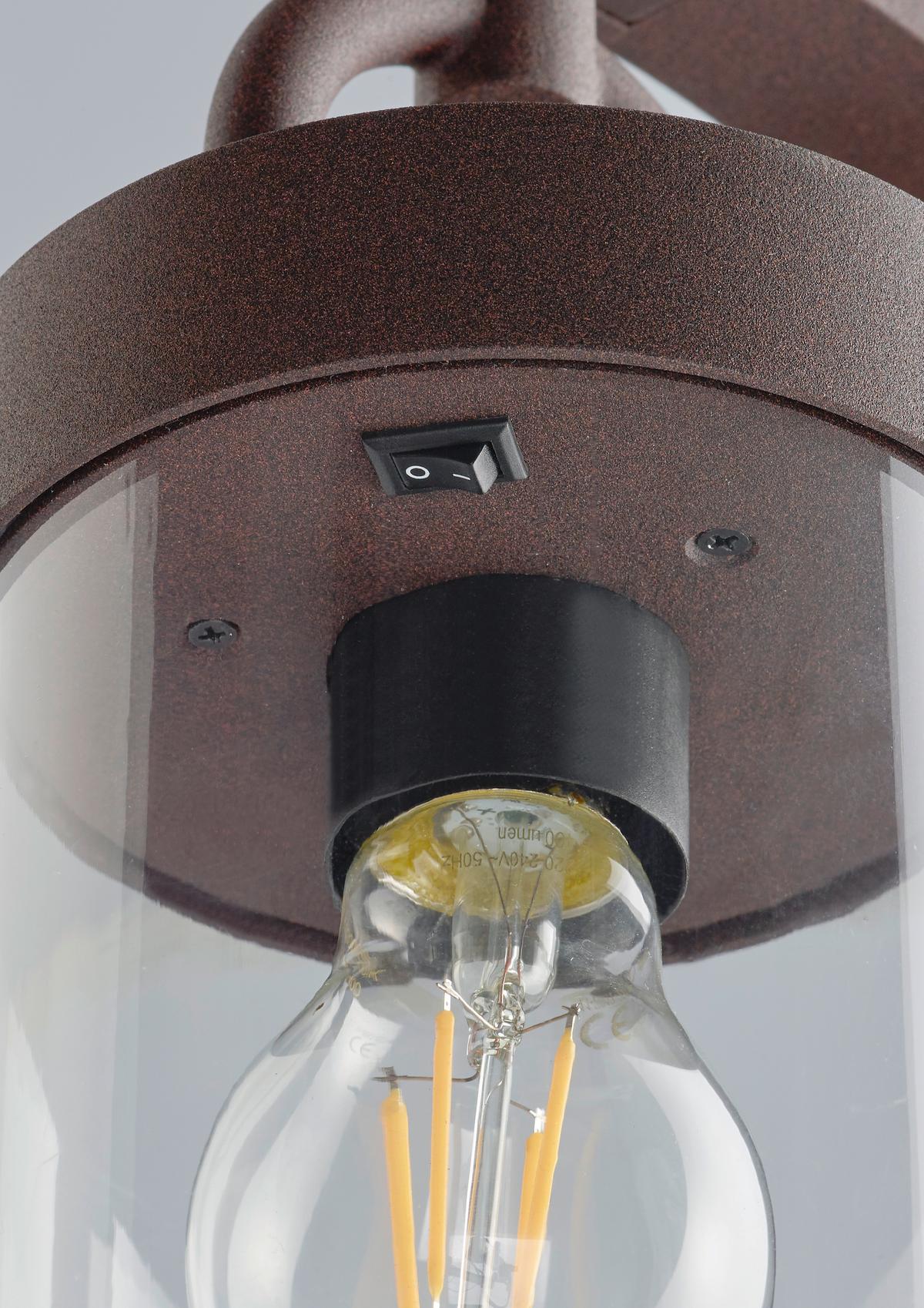 Wegleuchte Sambesi in Rostfarben max. 28 Watt - Rostfarben, Basics, Metall (23/21/100cm) - Trio Leuchten