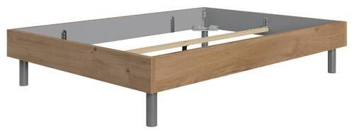 Posteljni Okvir Easy, Barva Hrasta, 140x200 - Moderno (140/200cm) - Mömax
