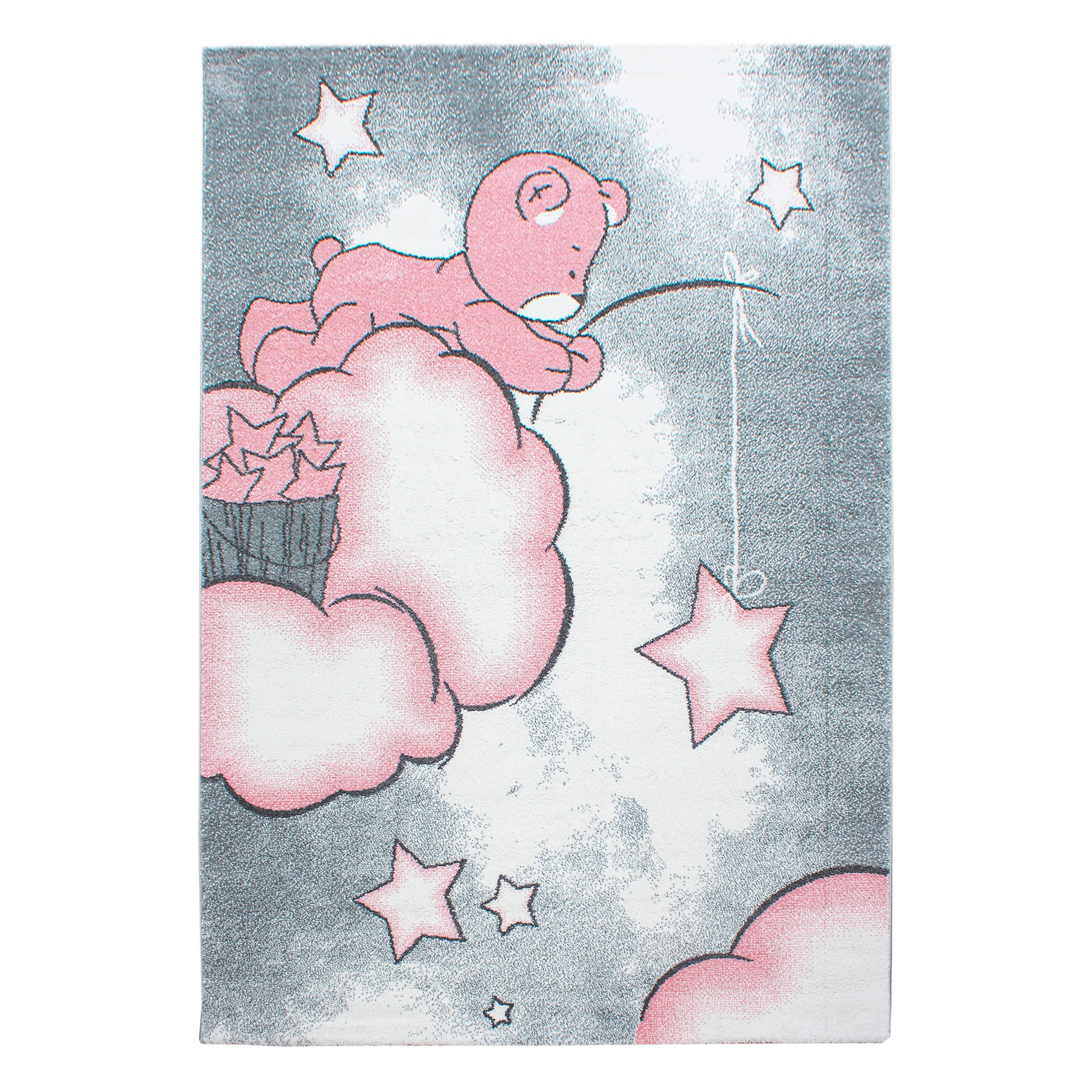 Kinderteppich Kids Pink ca. 200x290cm - Pink, Trend, Textil (200/290cm) - Ben'n'jen