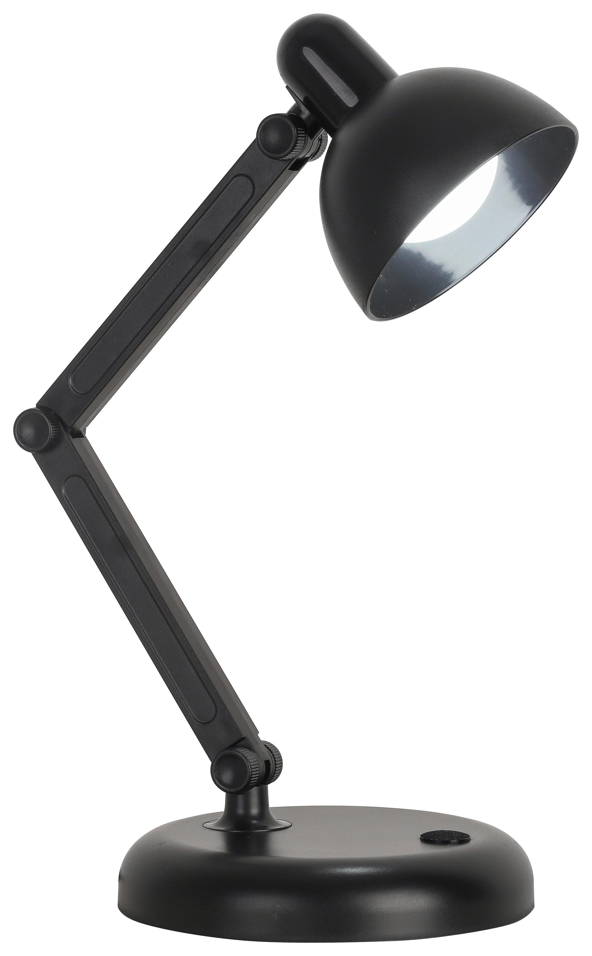Namizna Led-svetilka Schwank, Črna, Ca. 12,5/34 Cm - črna, Moderno, umetna masa (12,5/34cm) - Modern Living