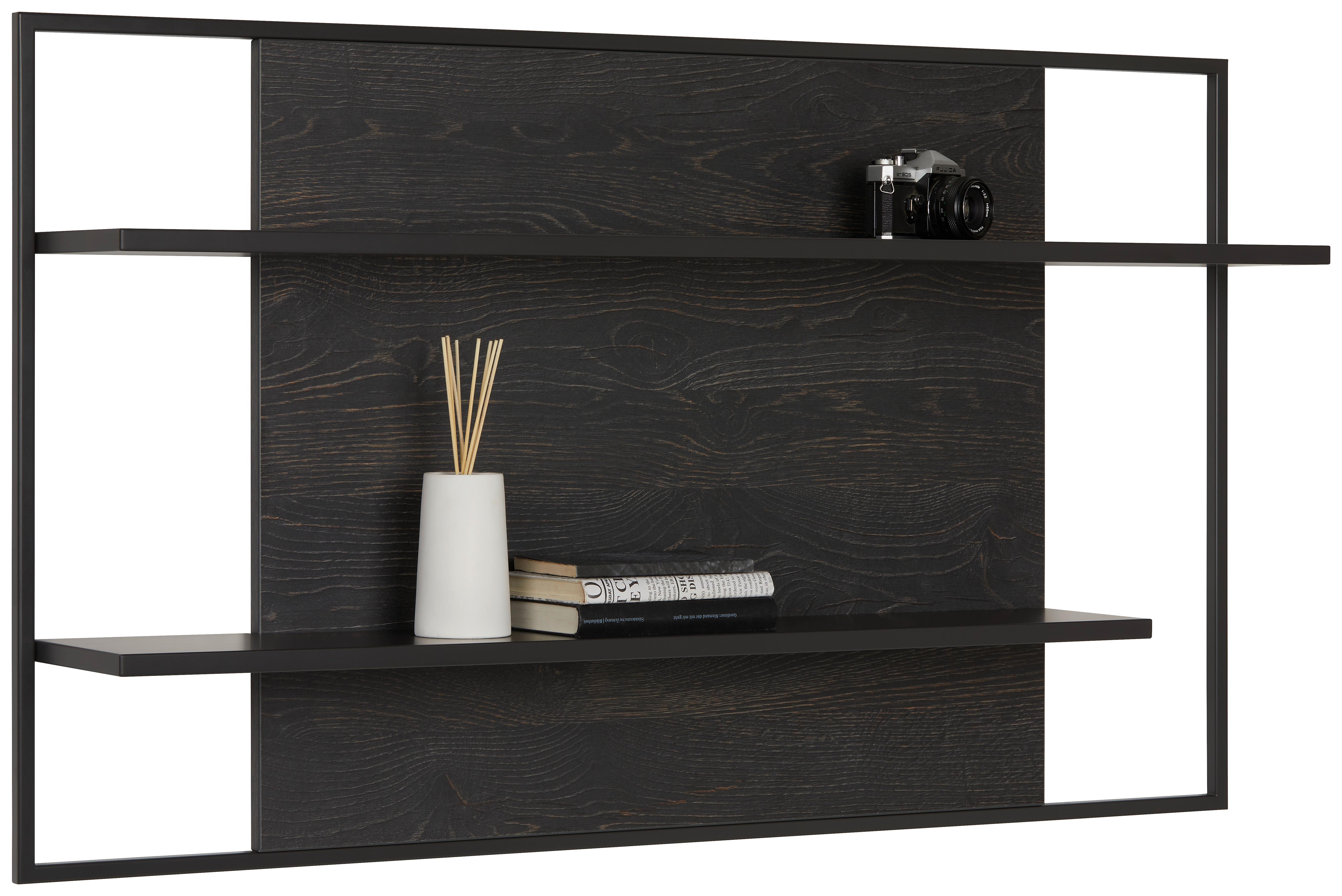Wandpaneel in Anthrazit - Anthrazit, Modern, Holzwerkstoff (129/75/25cm) - Premium Living