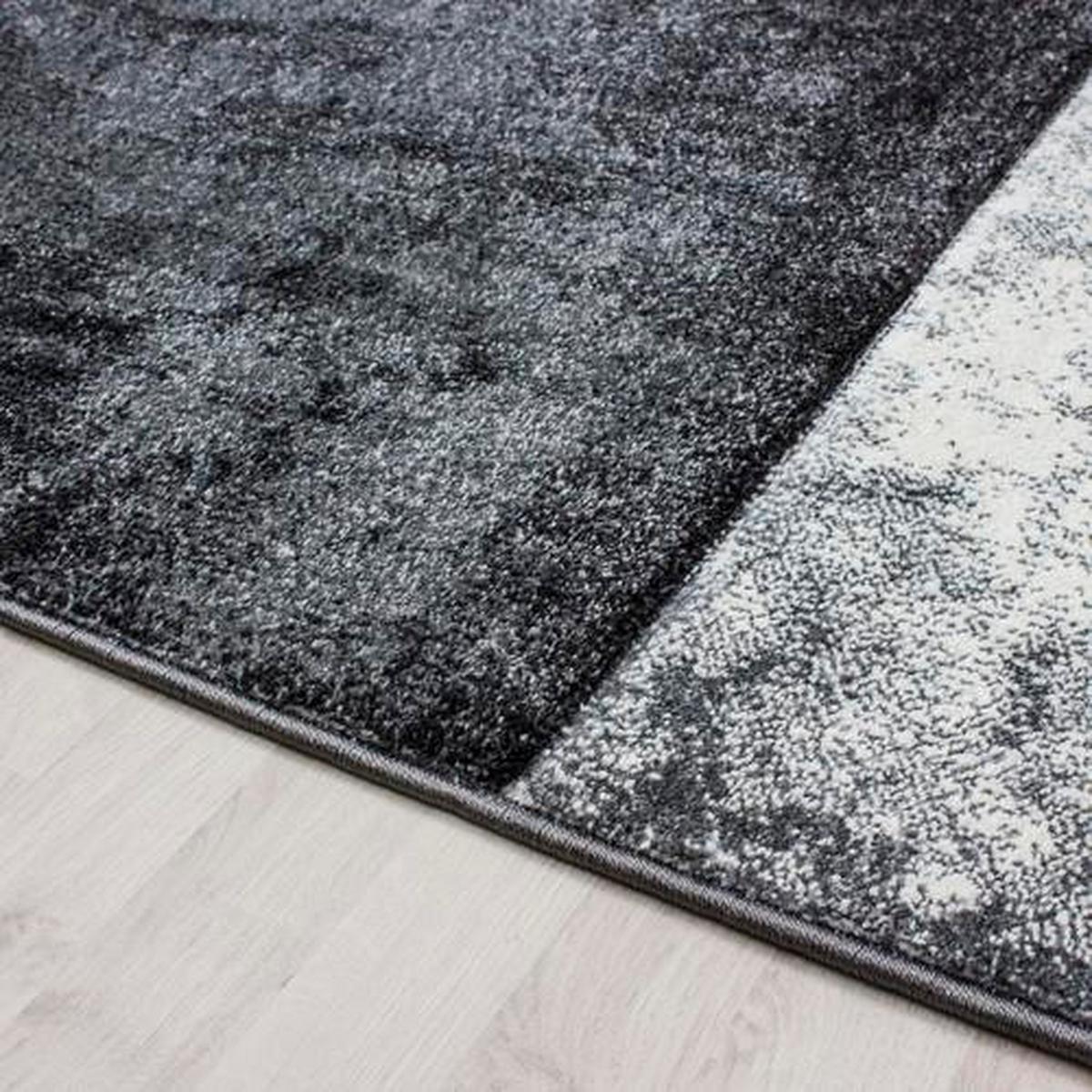 Webteppich Hawaii Grau ca. 80x150cm - Grau, KONVENTIONELL, Textil (80/150cm) - Novel