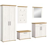 Garderobe Verona 5-tlg. ca. 276x194 cm Lärche/Eiche - KONVENTIONELL, Holzwerkstoff (276/194/37cm) - MID.YOU