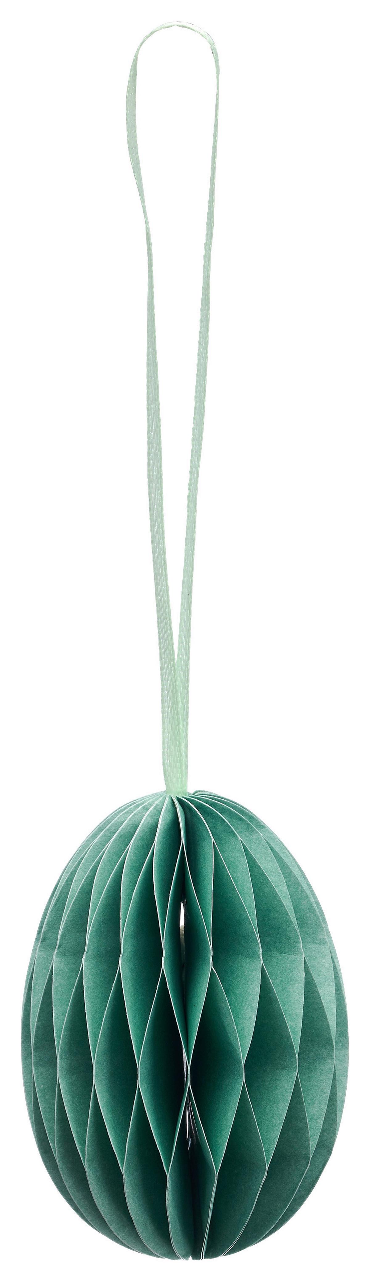 Dekohänger Paper I Gelb/Rosa/Flieder/Grün, 4 Stk. - Gelb/Pastellgrün, KONVENTIONELL, Papier (5/7/5cm) - Mömax