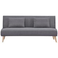 SOFA Z FUNKCJĄ SPANIA ARIEEN - kolor naturalny/szary, Design, tkanina/drewno (180/82/83cm) - MID.YOU