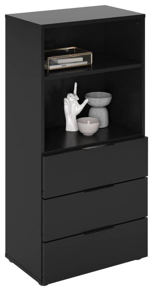 Kommode in Schwarz - Schwarz, Modern, Holzwerkstoff (50/101/32cm) - Mömax