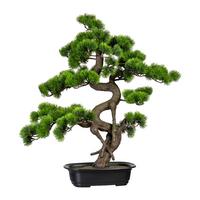 Kunstpflanze Bonsai ca. 65cm - Schwarz/Braun, Basics, Kunststoff (50/65cm) - P & B