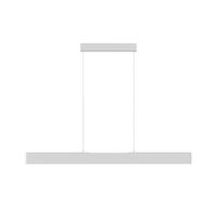 Hängeleuchte Step Weiß max. 30 Watt - Weiß, Basics, Metall (118,5/4/8cm) - MAYTONI