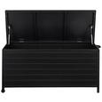 Kissenbox Greece in Schwarz - Schwarz, Kunststoff/Metall (138/61/54cm) - Modern Living Kissenbox Greece in Schwarz - Schwarz, Kunststoff/Metall (138/61/54cm) - Modern Living