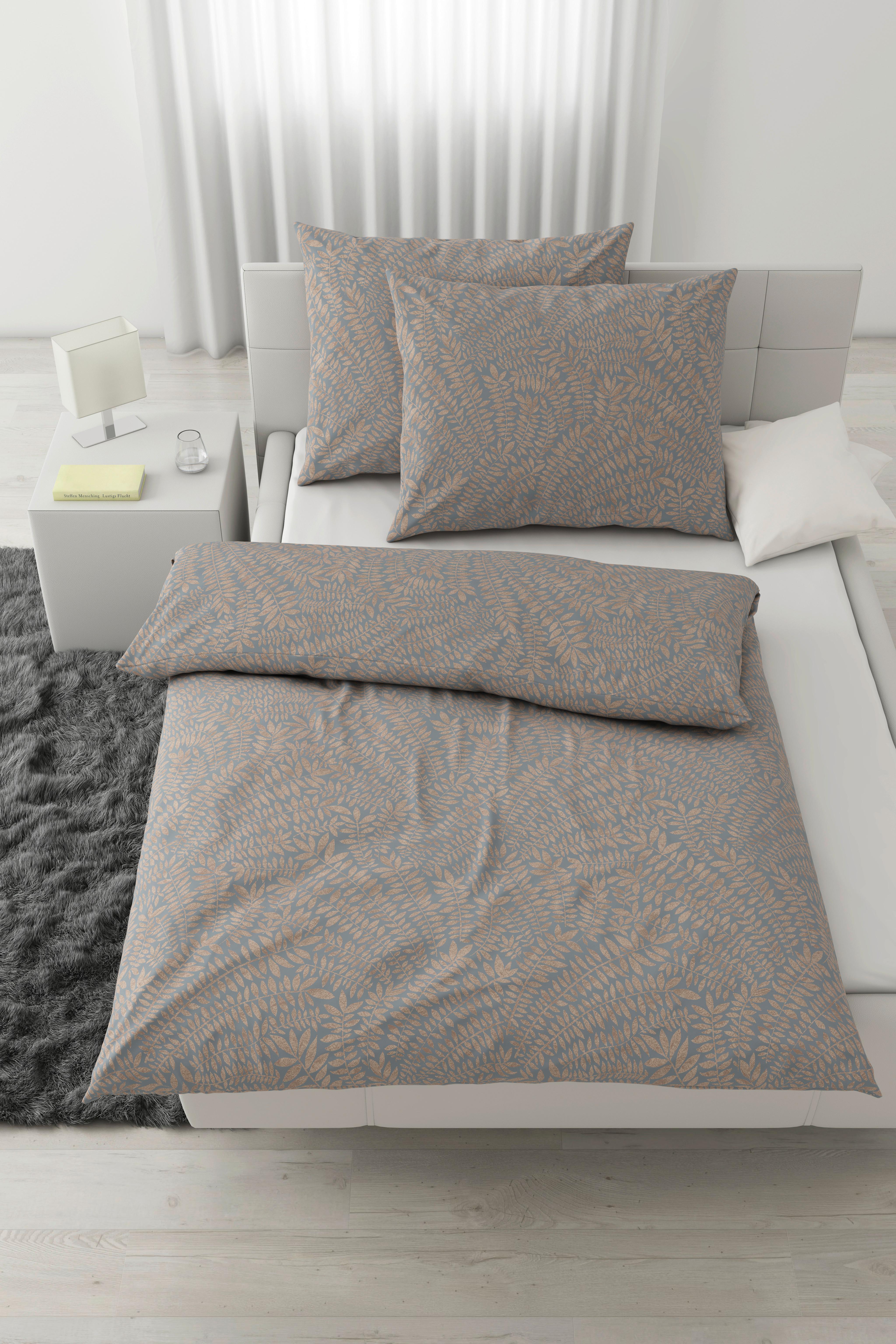 Lenjerie de pat Lorita cca. 200x220/2x50x70 cm - albastru, textil (200/220cm) - Modern Living