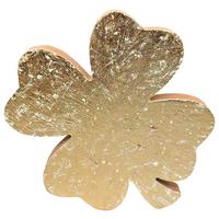 Glücksbringer Lucky Goldfarben - Goldfarben, Konventionell, Holzwerkstoff (18/17,5/1,8cm) - Mömax