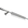 Vorhangstangenset Rillcube ca. 120-210cm - Edelstahlfarben, Metall (120-210cm) - Premium Living