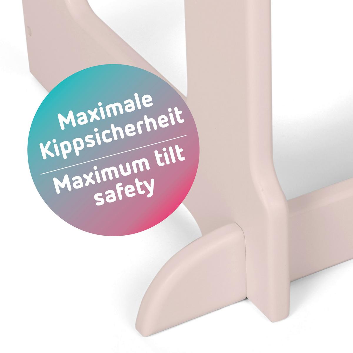 WIEŻA EDUKACYJNA LITTLEFOOT - beżowy, Basics, drewno (42,5/62,2/92cm) - Tobi