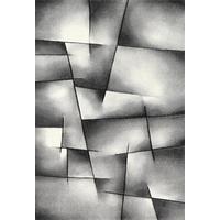 Webteppich Brilliance Anthrazit ca. 80x150cm - Anthrazit, KONVENTIONELL, Textil (80/150cm)