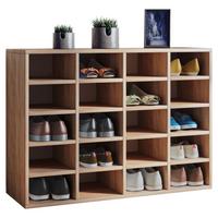 Schuhschrank Hinsol L Eichefarben ca. 92x67x33 cm - Eichefarben, KONVENTIONELL, Holzwerkstoff (92/67/33cm) - MID.YOU