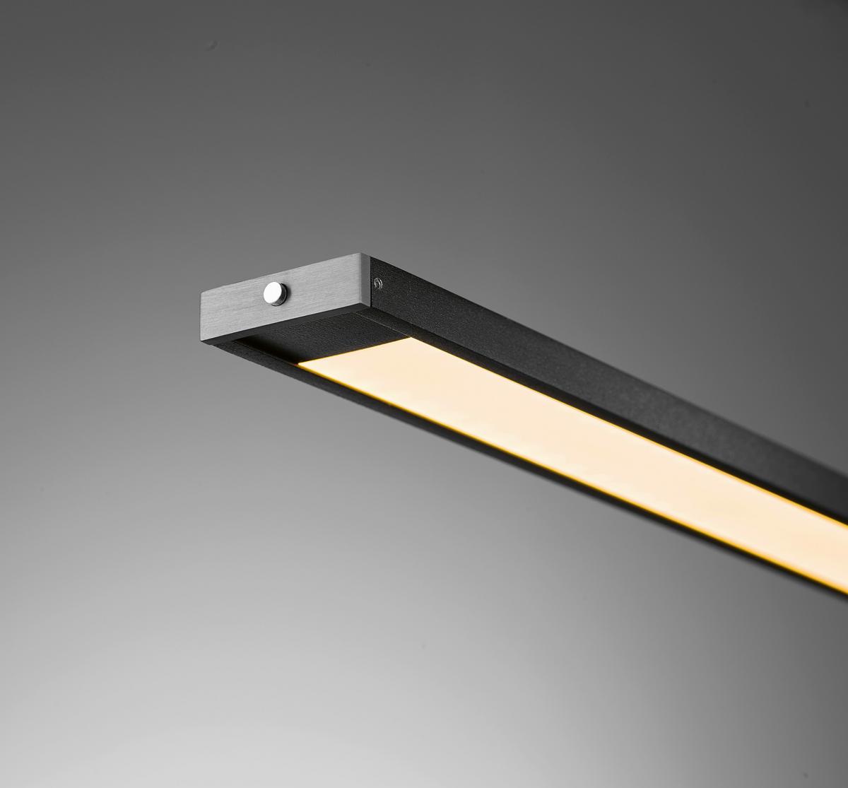 LAMPA WISZĄCA LED 60016 - czarny, Design, metal (6/160cm) - Fischer & Honsel