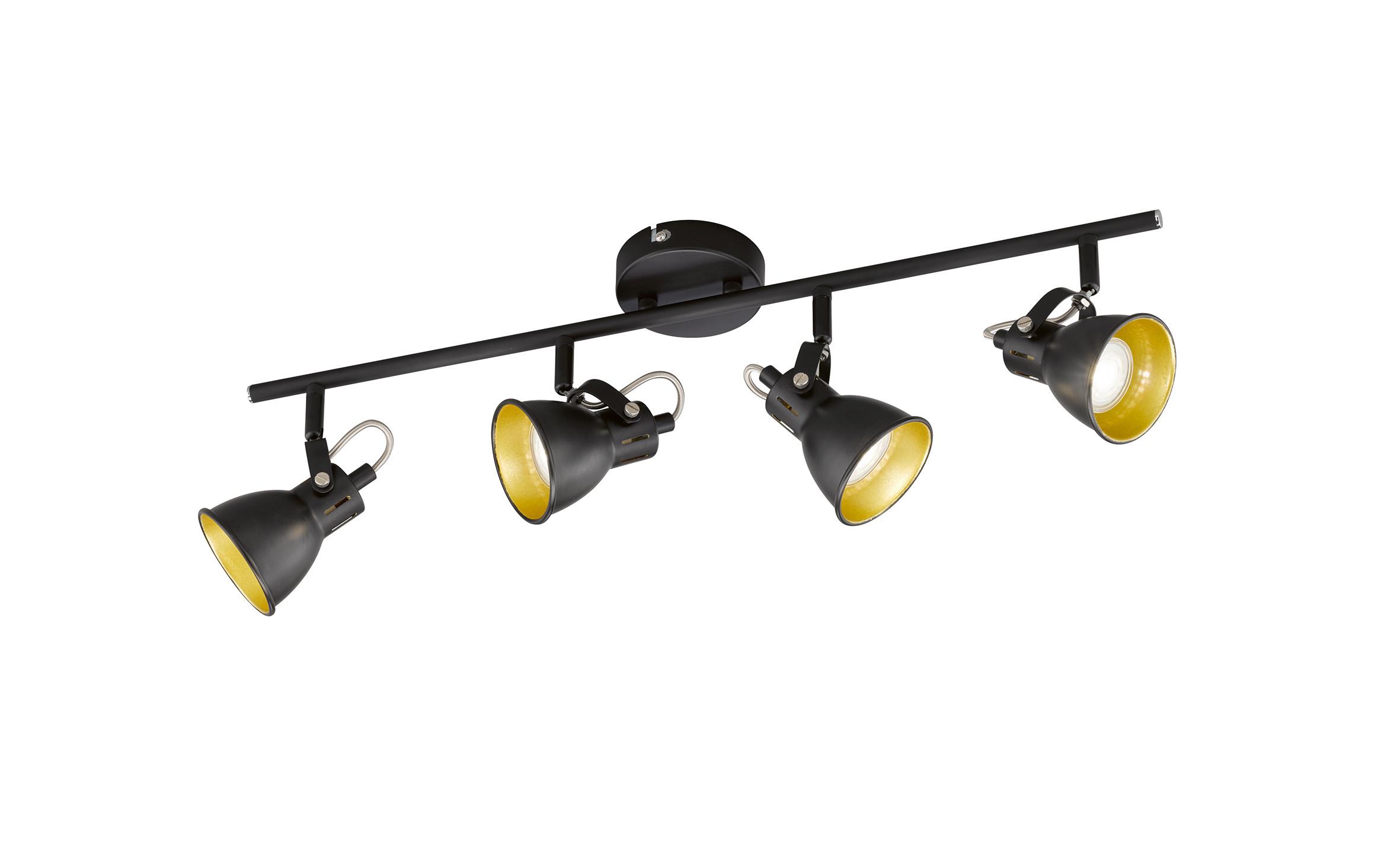 LAMPA SUFITOWA 820079 BOBBY - czarny/kolor złoty, Basics, metal (10/65/15cm)