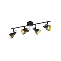 LAMPA SUFITOWA 820079 BOBBY - czarny/kolor złoty, Basics, metal (10/65/15cm)