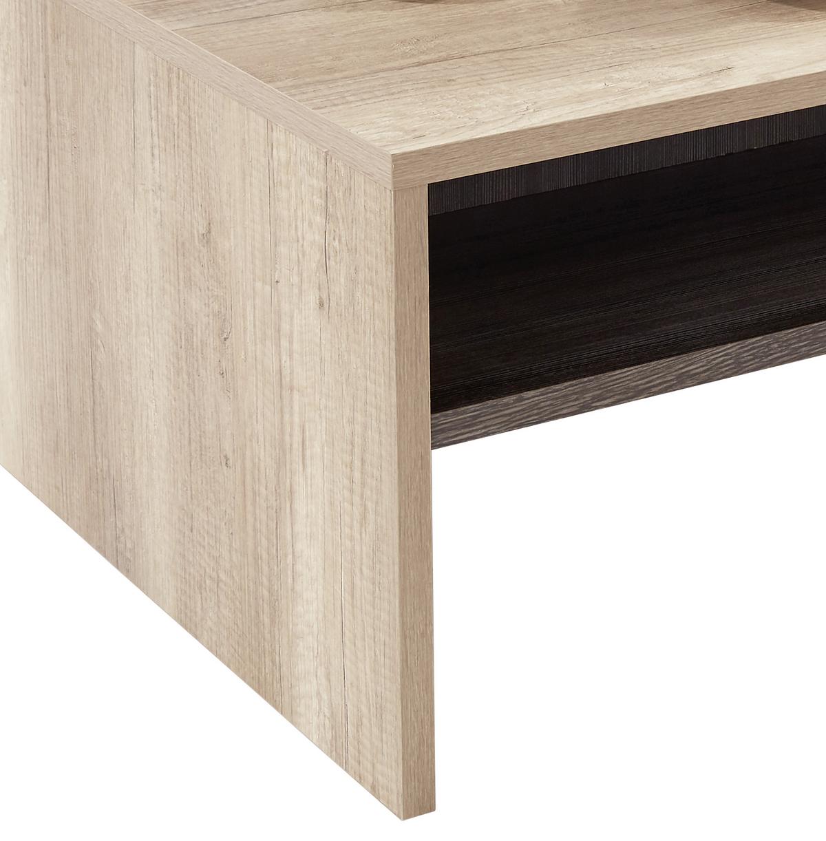 Măsuță de cafea LAURA - culoare lemn stejar, Modern, material pe bază de lemn (90/42/60cm) - Modern Living