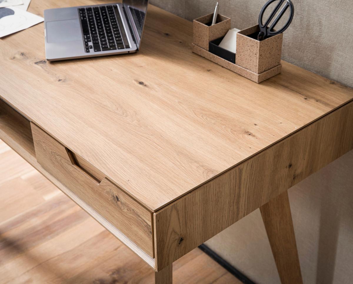 Pisalna Miza Sonoma, Videz Hrasta - barve hrasta, Design, leseni material/les (120/55/77cm) - MID.YOU
