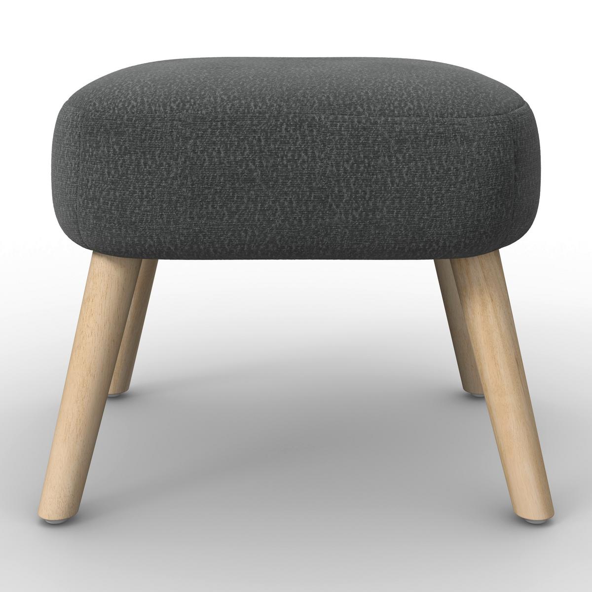 Sessel Sonja Schwarz Chenille - Schwarz/Naturfarben, MODERN, Holz/Textil (71/69/68cm)