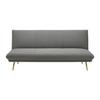 Zofa S Posteljno Funkcijo Ben, Siva - zlate barve/siva, Moderno, kovina/tekstil (186/82/85cm) - Bessagi Home