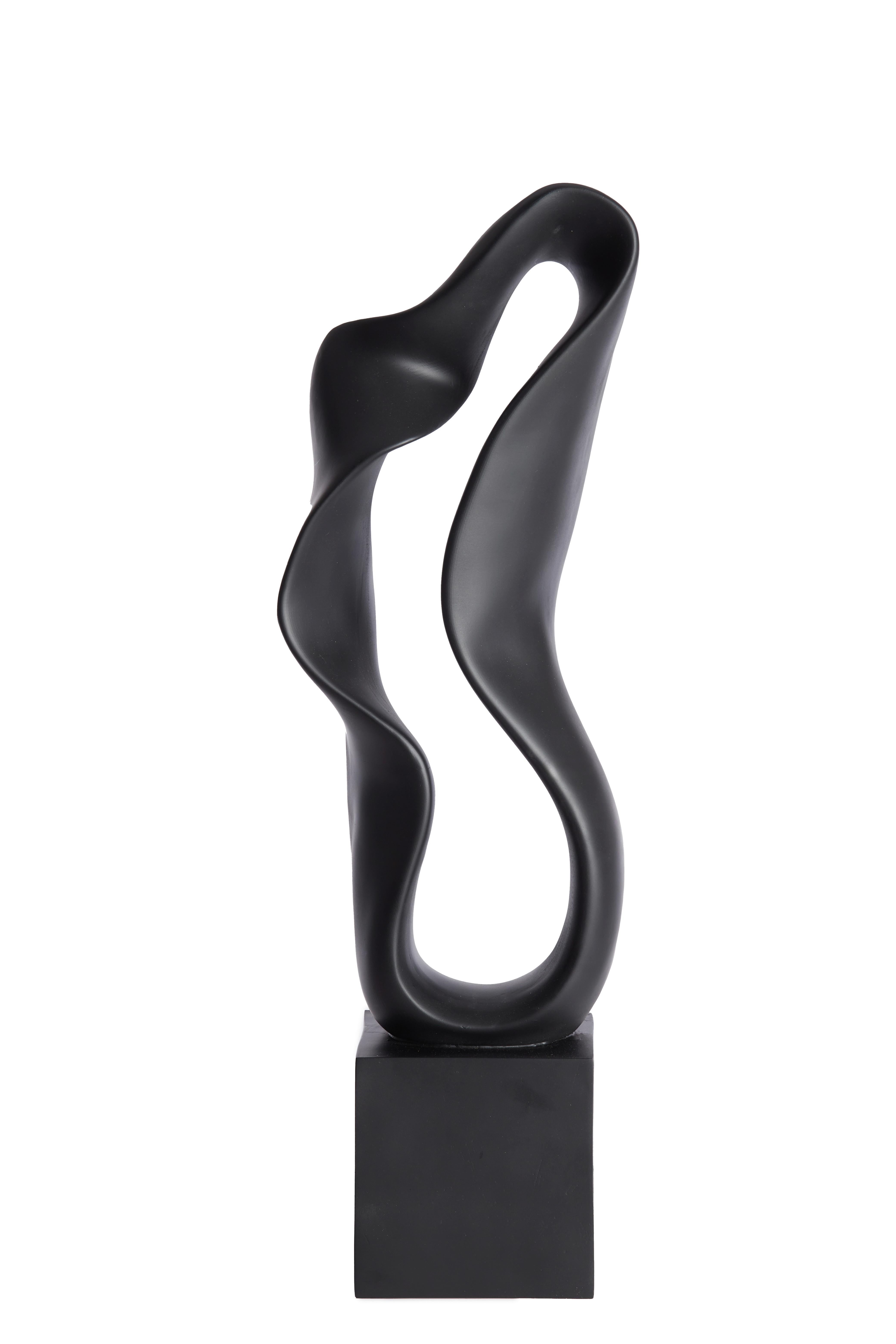 RZEŹBA 7489012 NAJAC - czarny, Basics, tworzywo sztuczne (21,5/15/69,5cm) - Light & Living