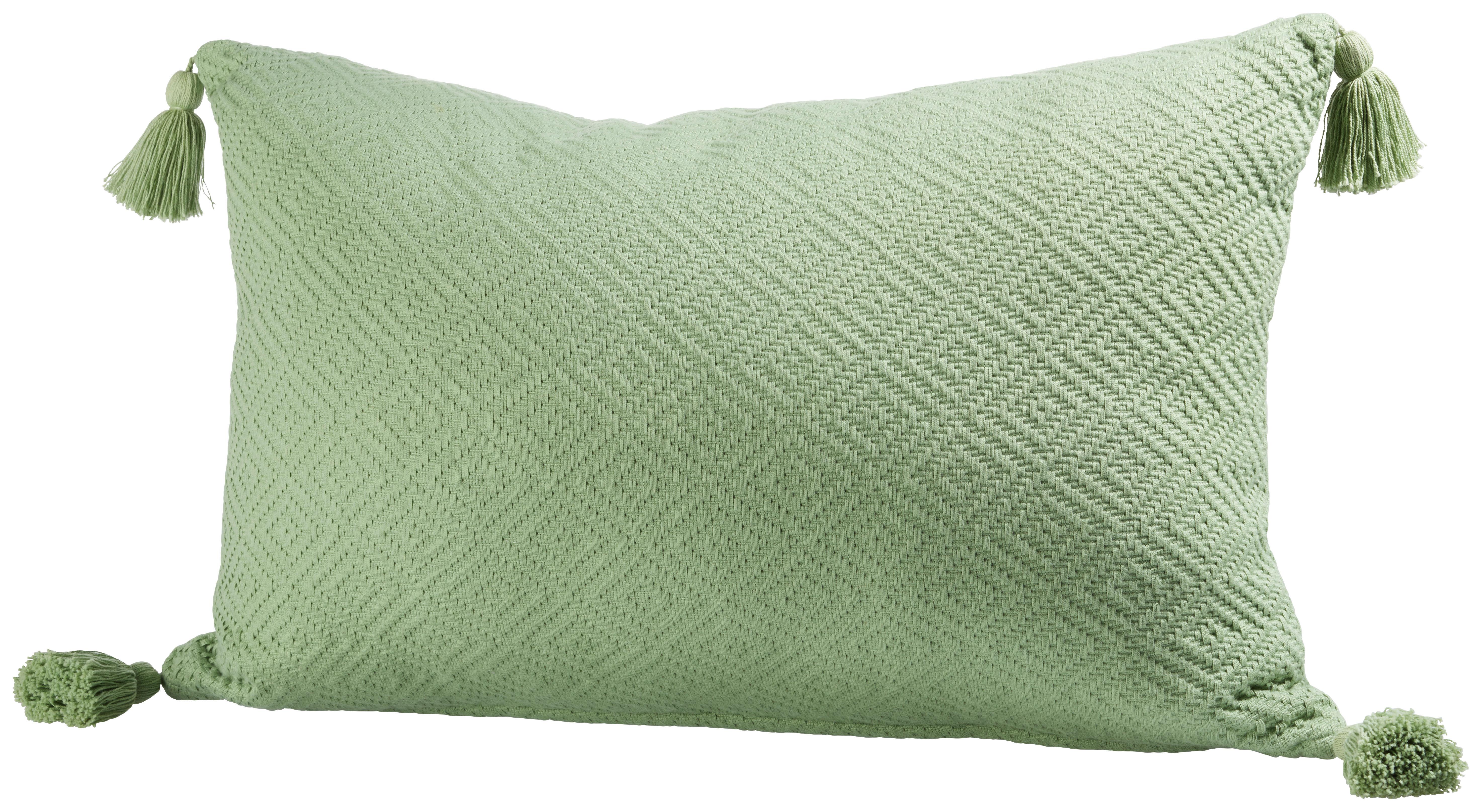Okrasna Blazina Frieda - zelena, Moderno, tekstil (40/60cm) - Modern Living