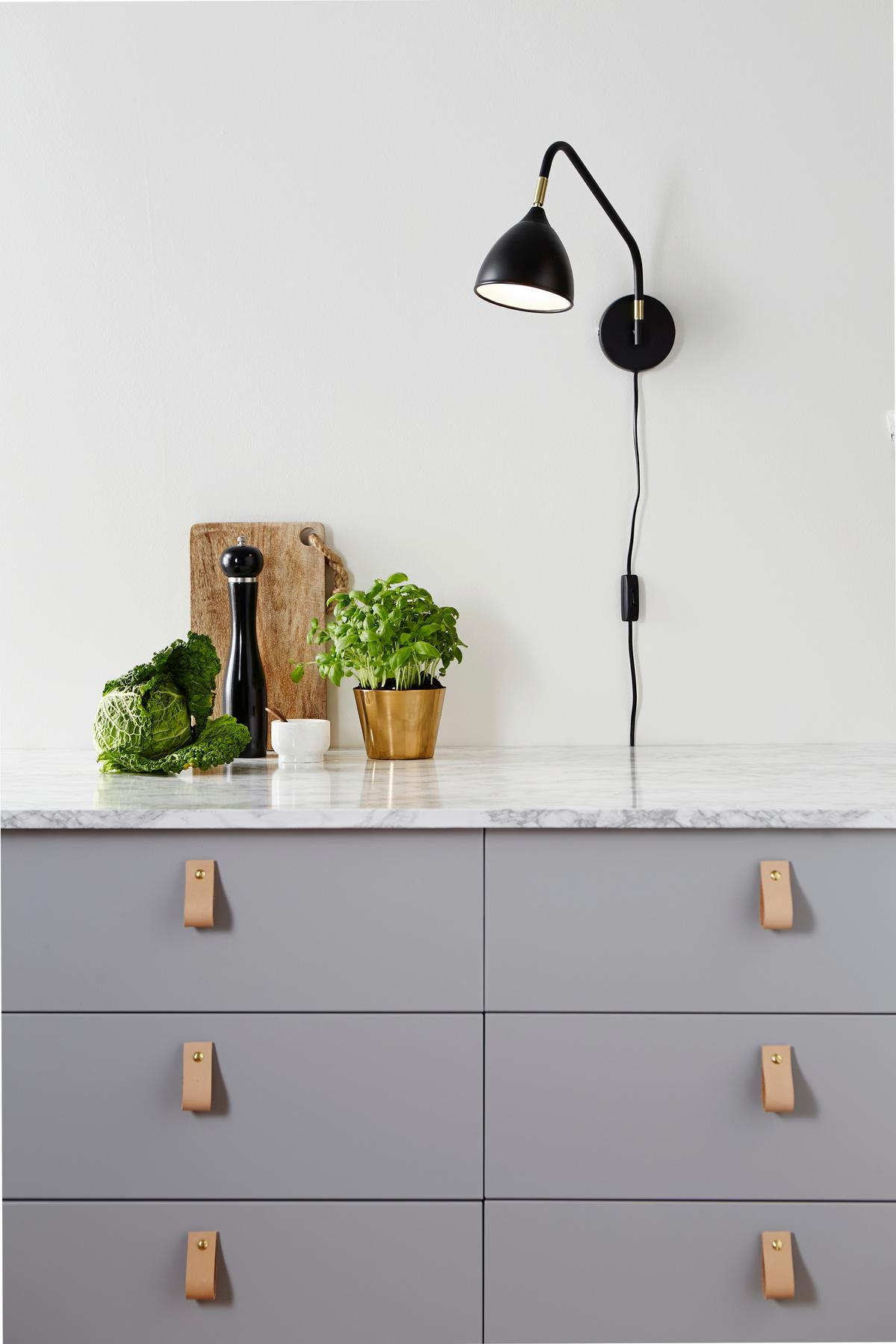 Wandleuchte Valencia Schwarz max. 6 Watt - Schwarz, Basics, Metall (45/12/22cm) - Markslöjd