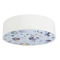 Dječja Stropna Svjetiljka 31-38852 Kiddy Weltraum - bijela/višebojno, Konvencionalno, metal/plastika (38/38/14cm)